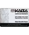 Carte de propriété KABA ExperT