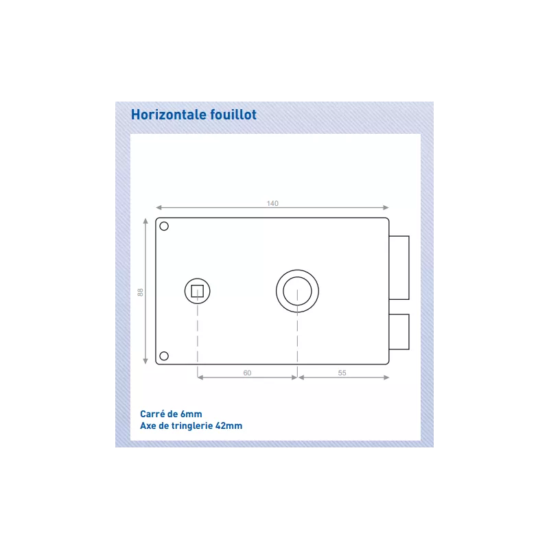 Heracles MX4500 Y8 3-point lock mechanism