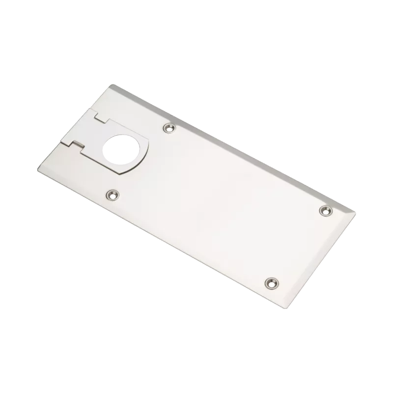 Cover plate for MAB DC477 floor pivot. 