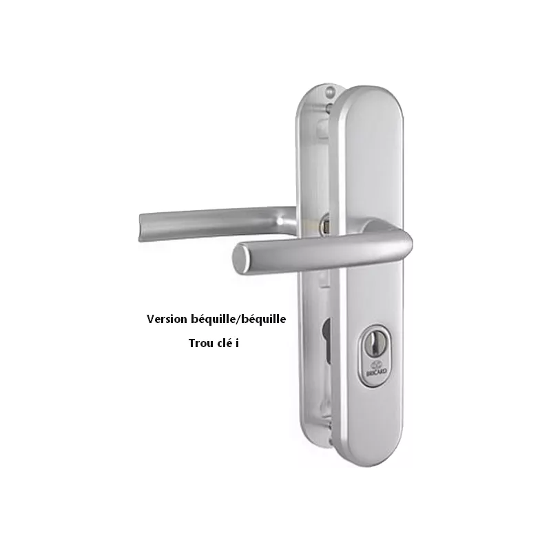 Door security handle set Bricard Osmose 250x50mm