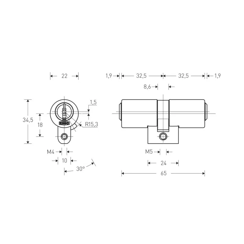 KESO Swiss profile cylinder