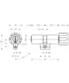 Swiss profile cylinder, with knob KESO 8000Ω²