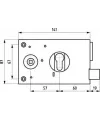 Coffre horizontal pour grille - Devismes