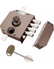 Mottura 530 lock, 3 points with double bit keys