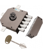 Mottura 540 lock, 5 points with double bit keys