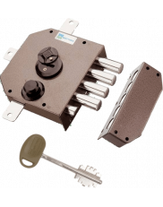 Mottura 550 lock, 5 points with double bit keys