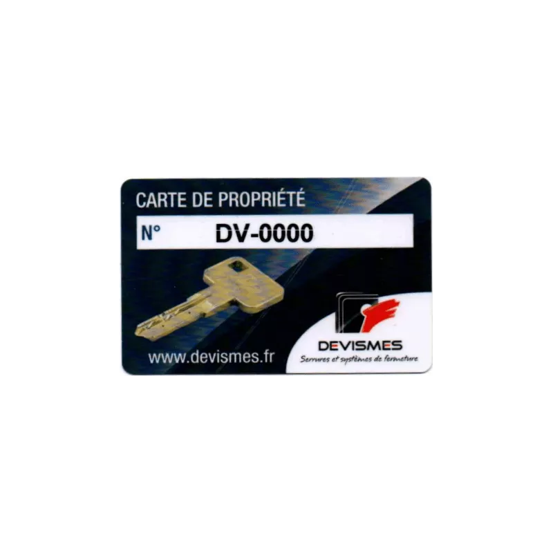 Devismes DV key duplicate