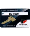 Double de clé Devismes DV