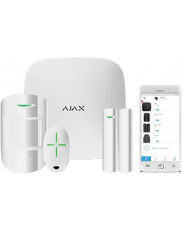 Kit de base Alarme AJAX HUB2+ blanc