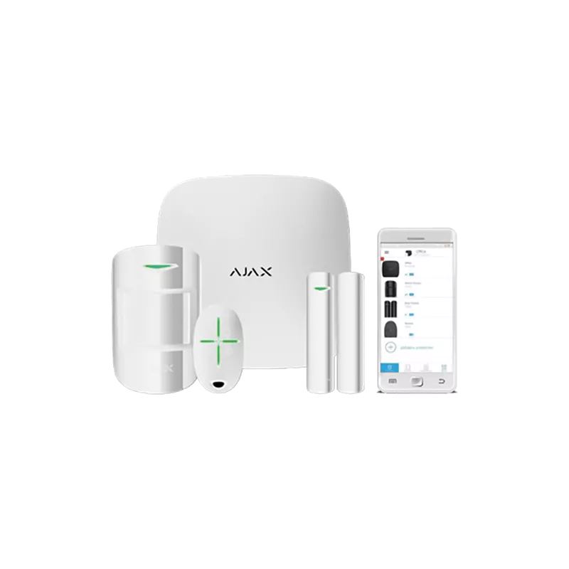 Kit de base Alarme AJAX HUB2+ blanc