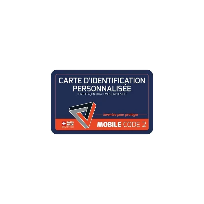 Double de clé Securystar Mobile code 2