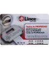 Ownership card for LINCE cylinders