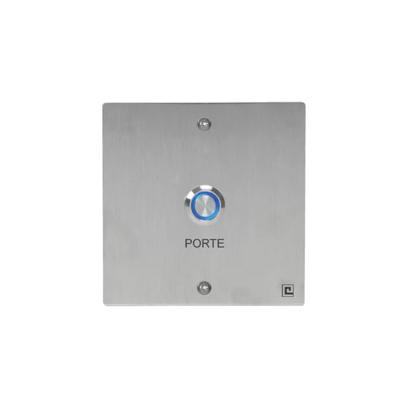 Push button N0/NC contact on squared plate