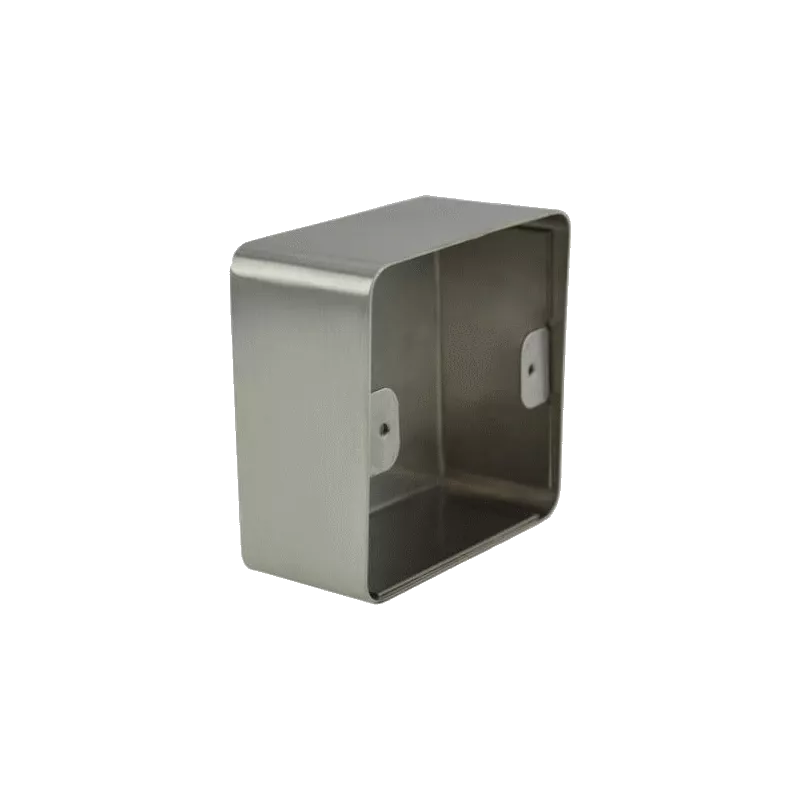 Box for push button on plate 80x80mm Box for push button on plate 80x80mm
