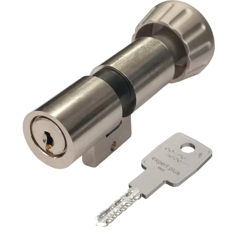 Kaba 660 cylinder with button for Bricard Bloctout lock