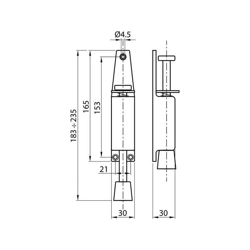 Cale-porte 40kg IBFM