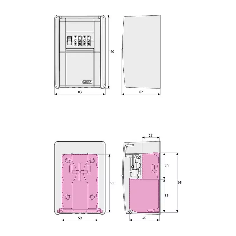 Boîte à clés ABUS 787
