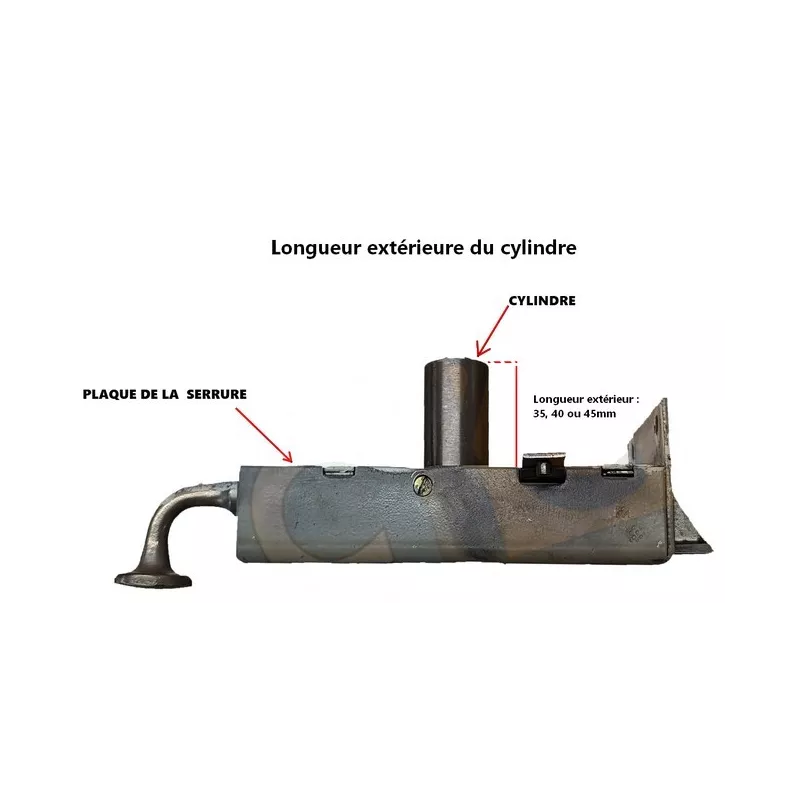 Cylindre CYC 44 adaptable serrure Vachette 3 points