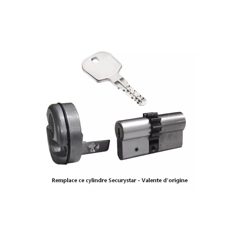 Cylindre CYC 10 dents adaptable serrure Valente-Securystar