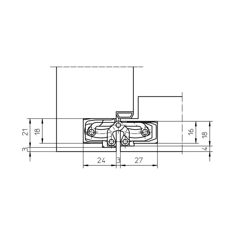 Paumelle TECTUS TE240 3D