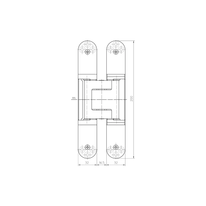 TECTUS TE540 3D hinge