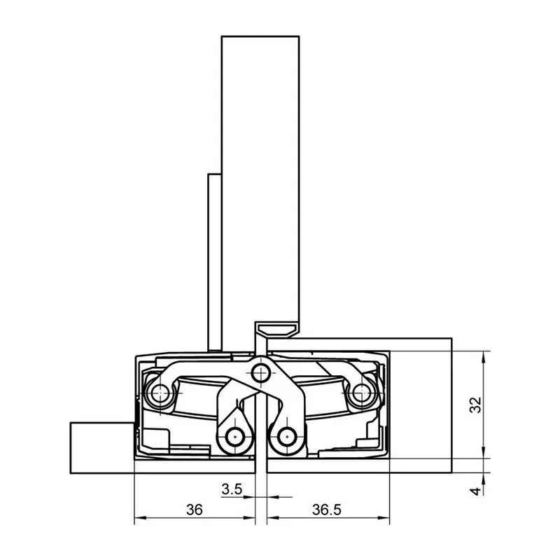 TECTUS TE540 3D hinge