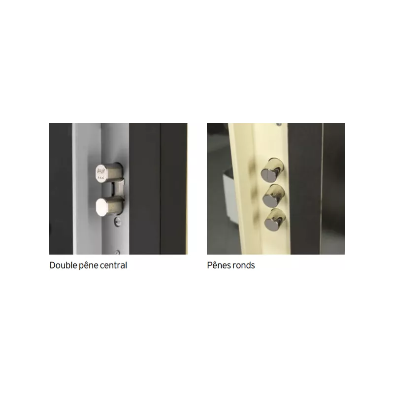 Serrure applique 3 points Fichet Alicea SP 787M