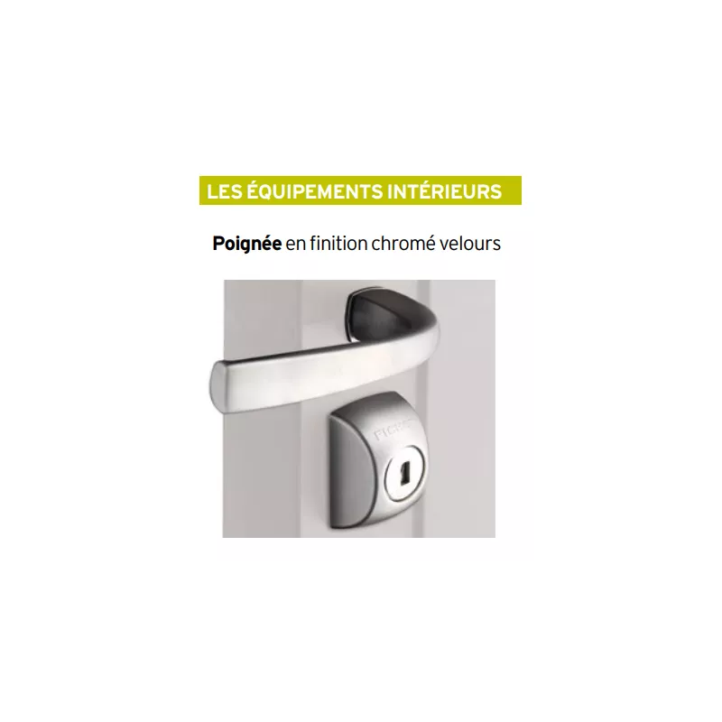 Serrure applique 3 points Fichet Alicea SP 787M