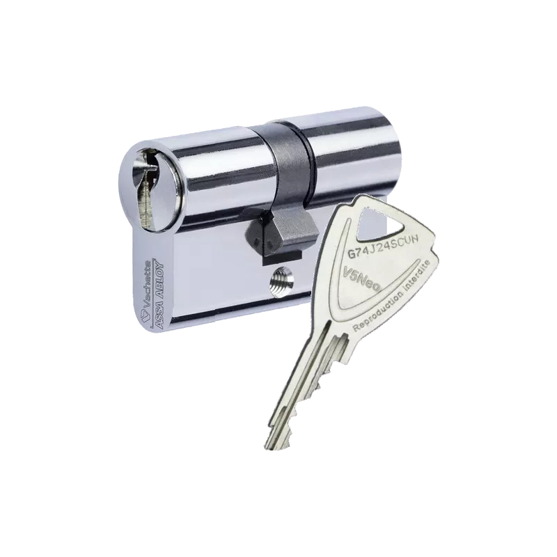 Double entry short security cylinder