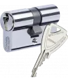 Double entry short security cylinder