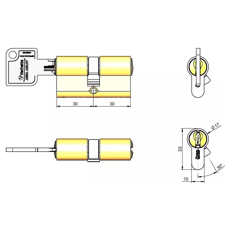 Vachette HDI cylinder