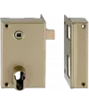 Vertical 1-point mortice lock without cylinder