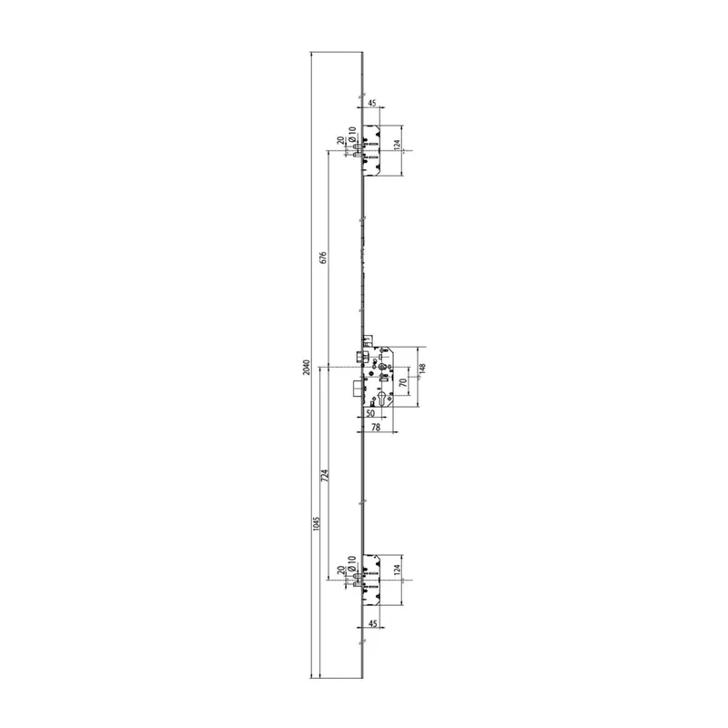 Serrure 5 points à Vachette 5700 A2P2