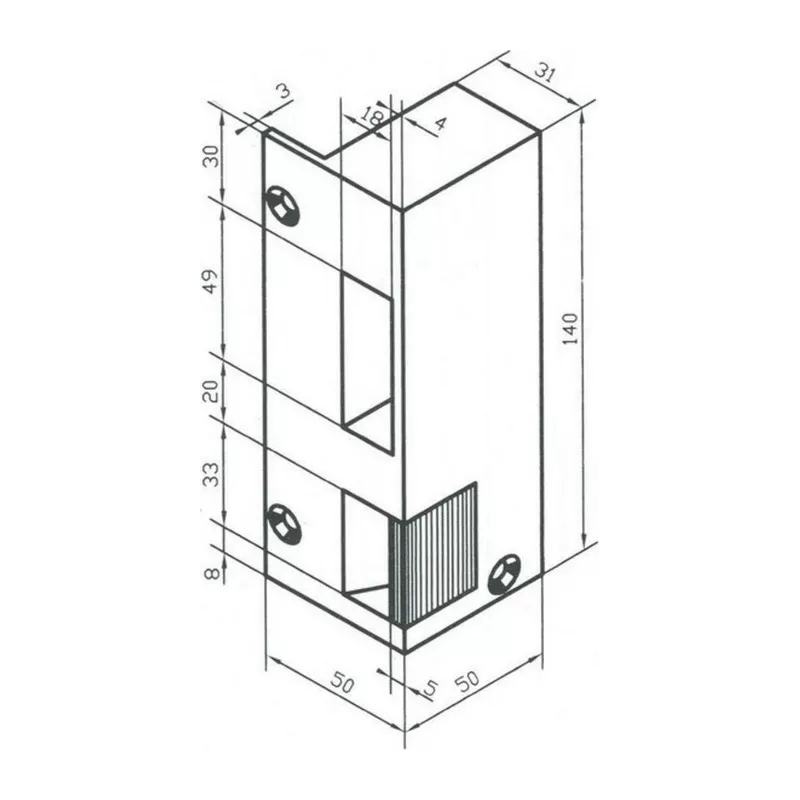 Electric strike for PICARD Kléostar