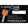 Héraclès HQ2 key duplication