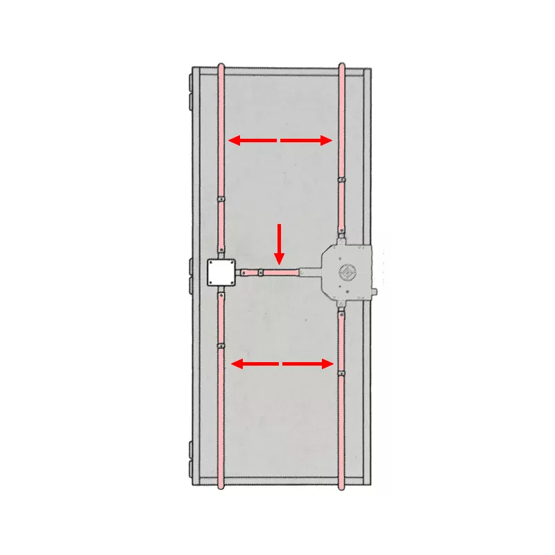 Rod set 93.141 for Mottura 540/550: