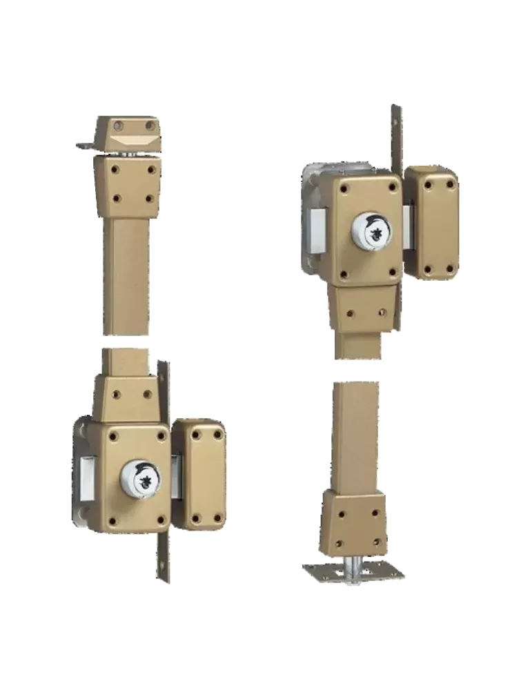 Jeu de verrous avec 4 points de fermeture ISEO Cavith