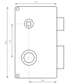 Serrure verticale monopoint Heracles en applique MX4500 SR