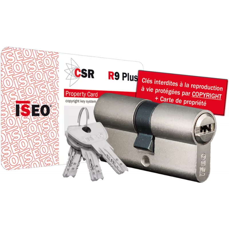 Cylindre ISEO R9 Plus débrayable