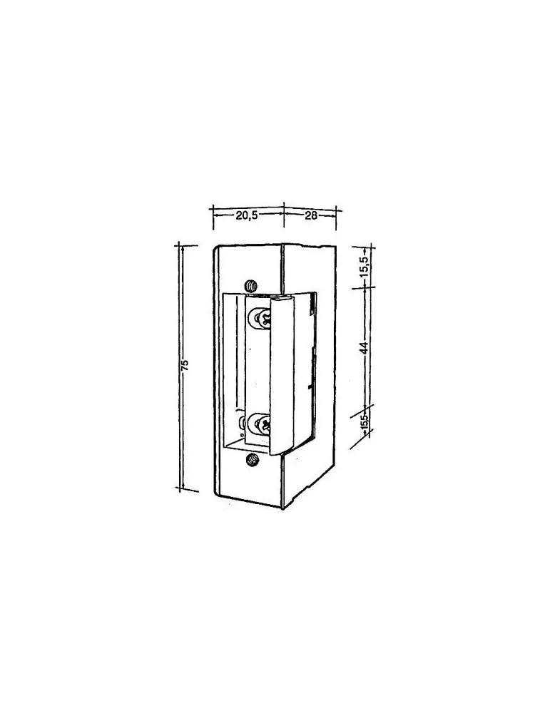 EffEff 12V electric strike model 37RR