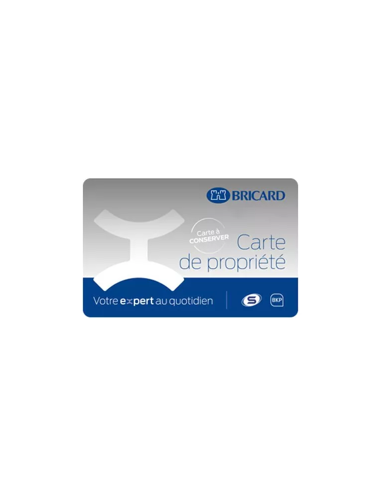 Bricard key ownership card