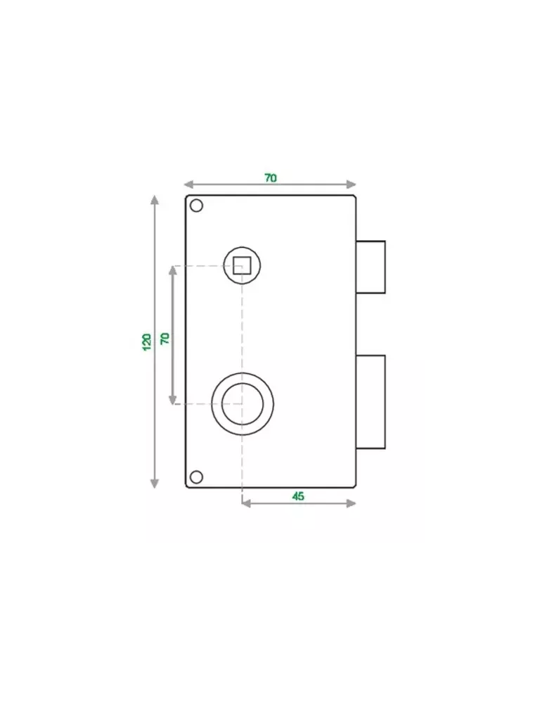 HÉRACLÈS MX4500 Y8 3-point vertical tumbler lock