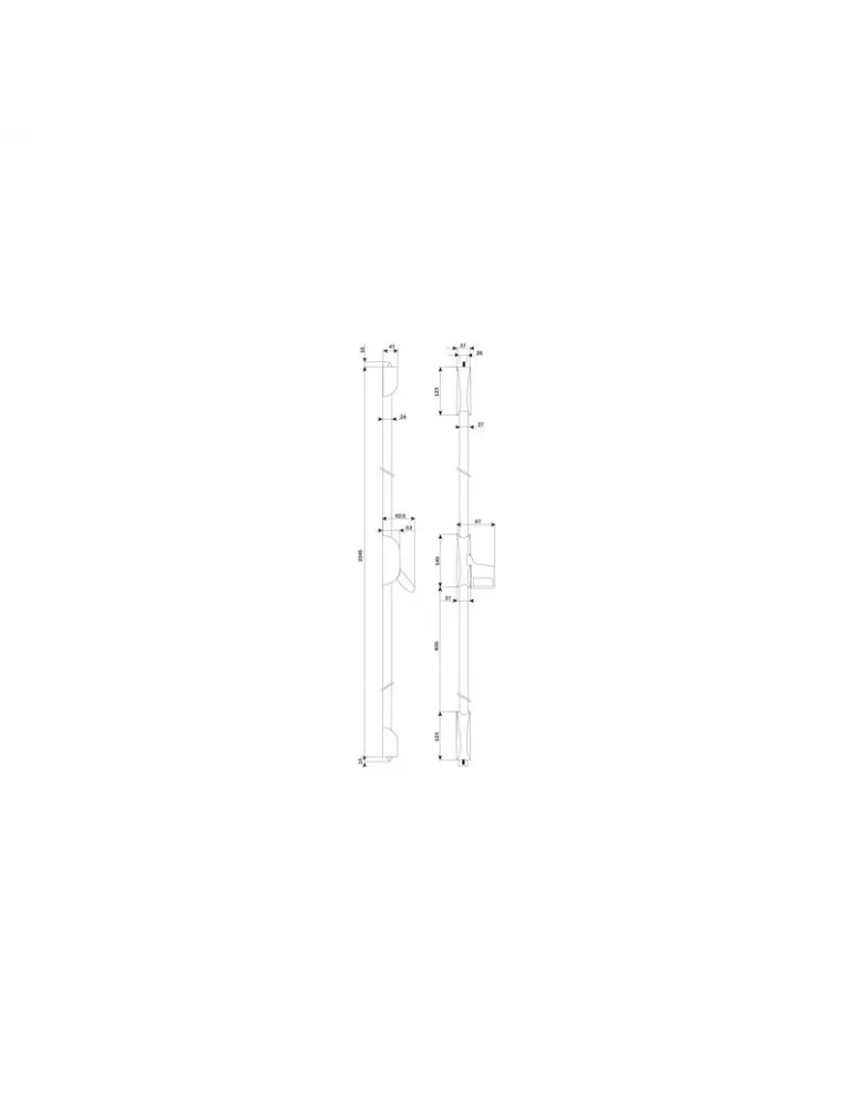 ISEO Idea Pad emergency cremone bolt