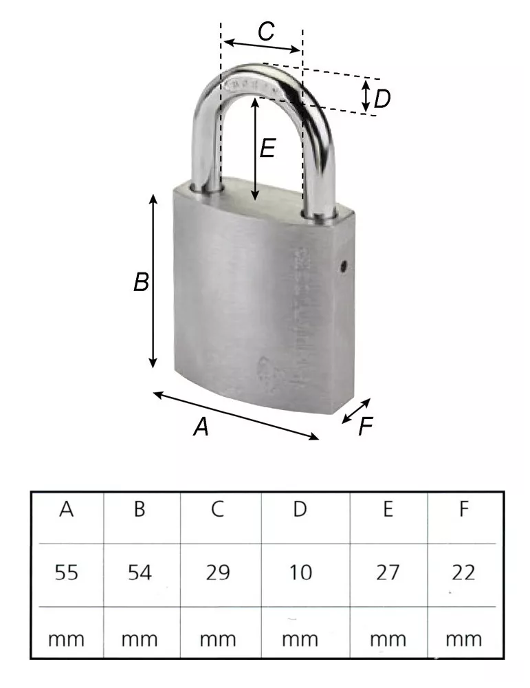 Cadena Mul-T-Lock with protector Serie G 55mm