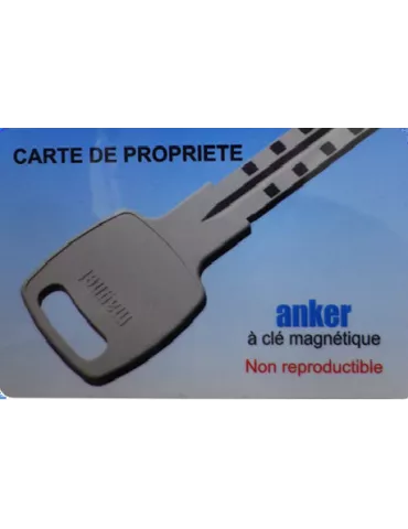 ANKER ownership card