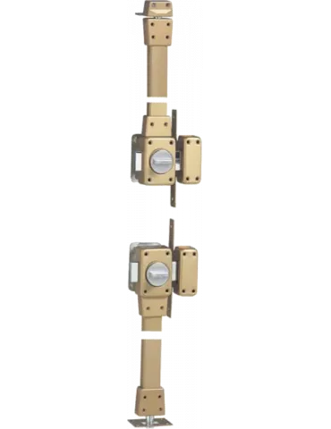 ISEO Cavith 4-point button lock set