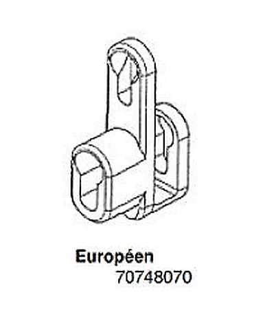 Protector for Fichet cellar door with european cylinder