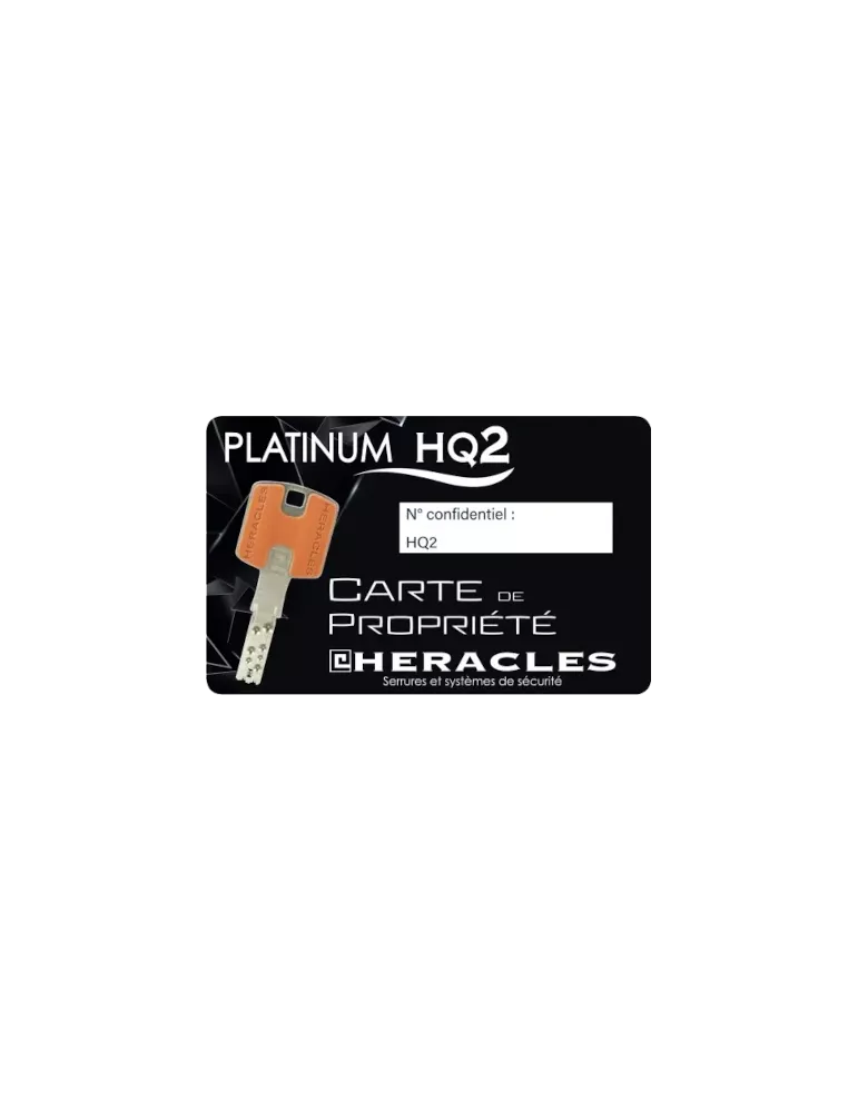 Demi cylindre Heracles HQ2 Platinum