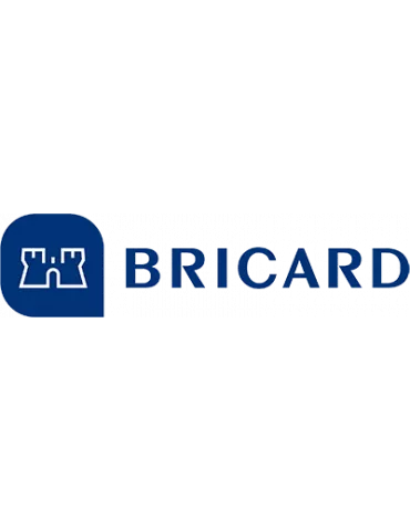 3 gâches pour serrure Bricard 8162 à 3 coffres pênes ronds 100mm