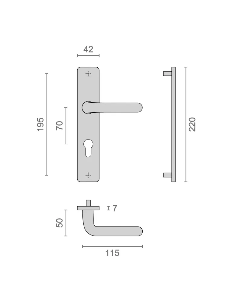 Ensemble béquille + béquille Héraclès Xenia